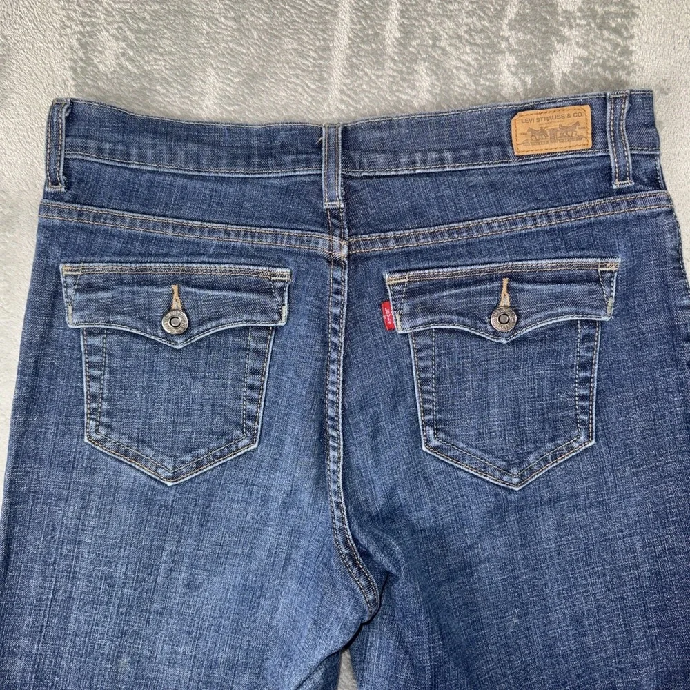 Levi's 512 Perfectly Slimming Bootcut Jeans Women's 10M Dark Wash Stretch